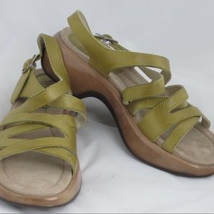 Dansko Lolita Sandals - olive green